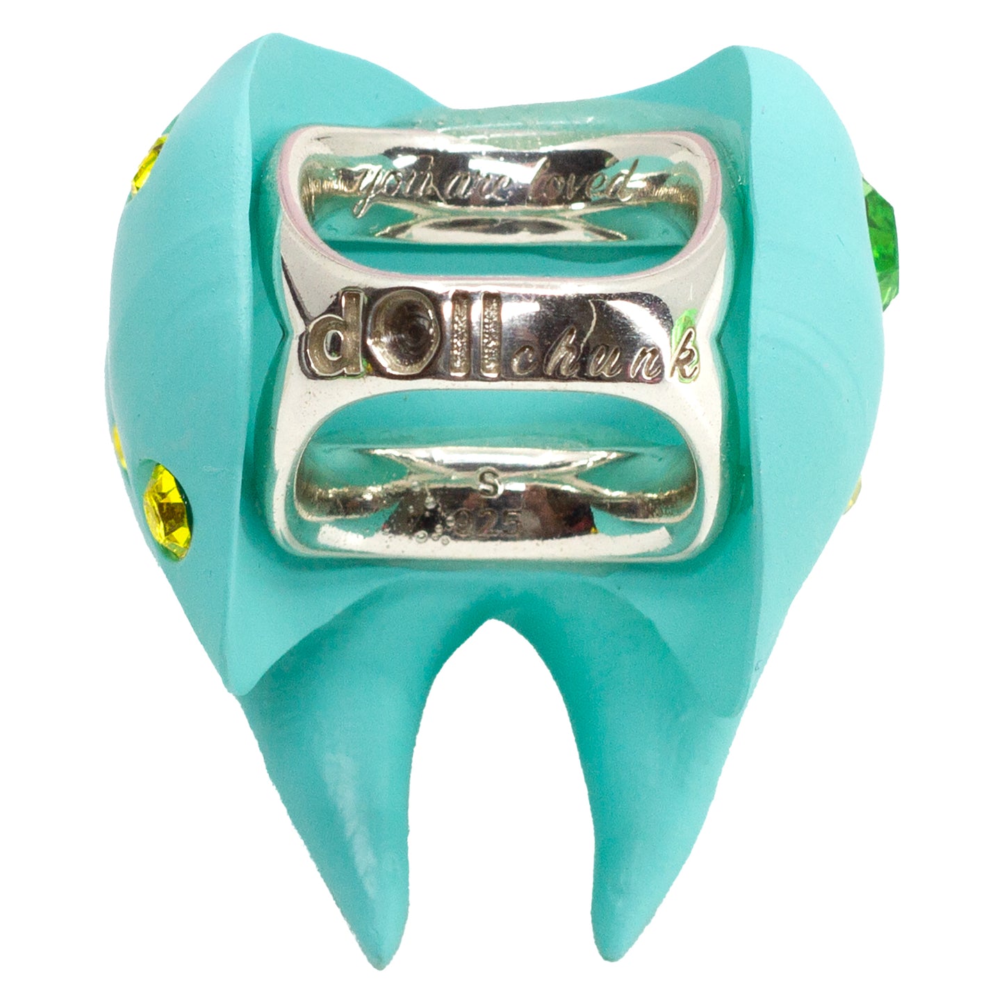 Blue Raspberry Tooth Ring