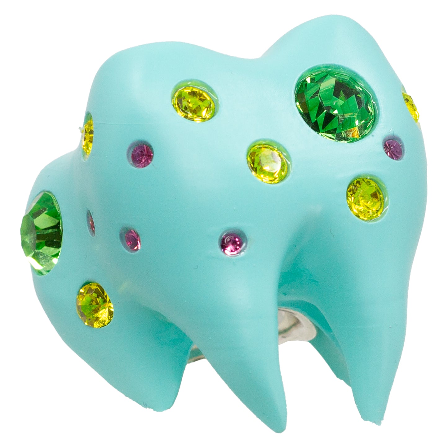 Blue Raspberry Tooth Ring