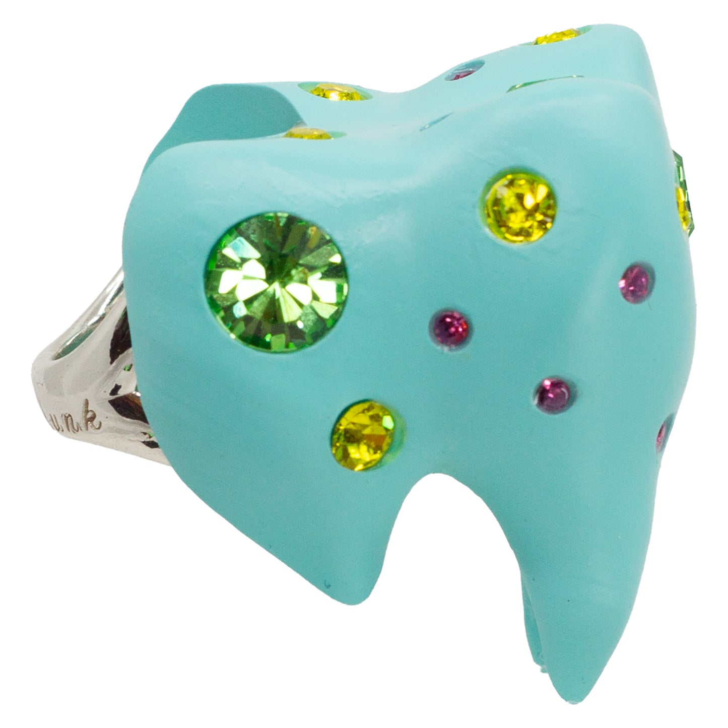 Blue Raspberry Tooth Ring