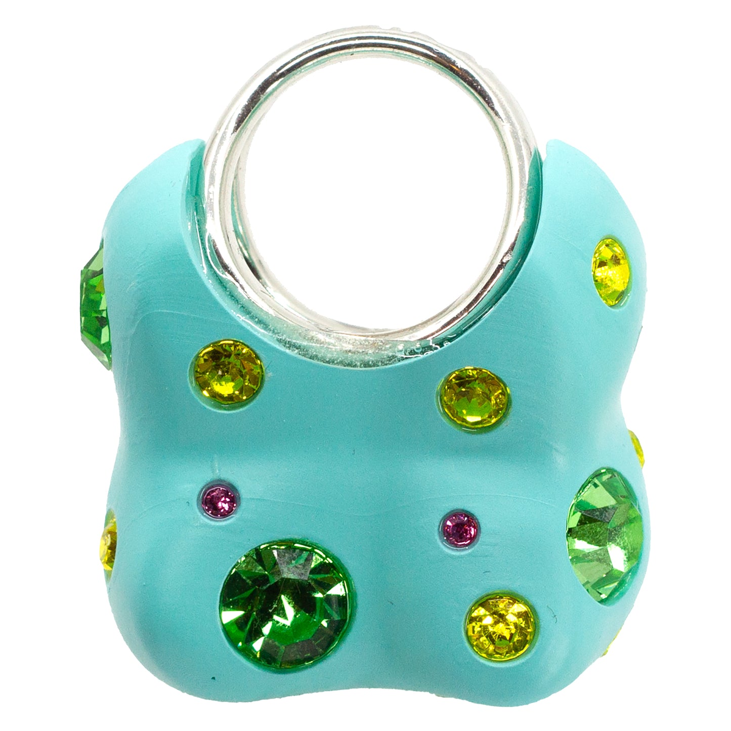 Blue Raspberry Tooth Ring