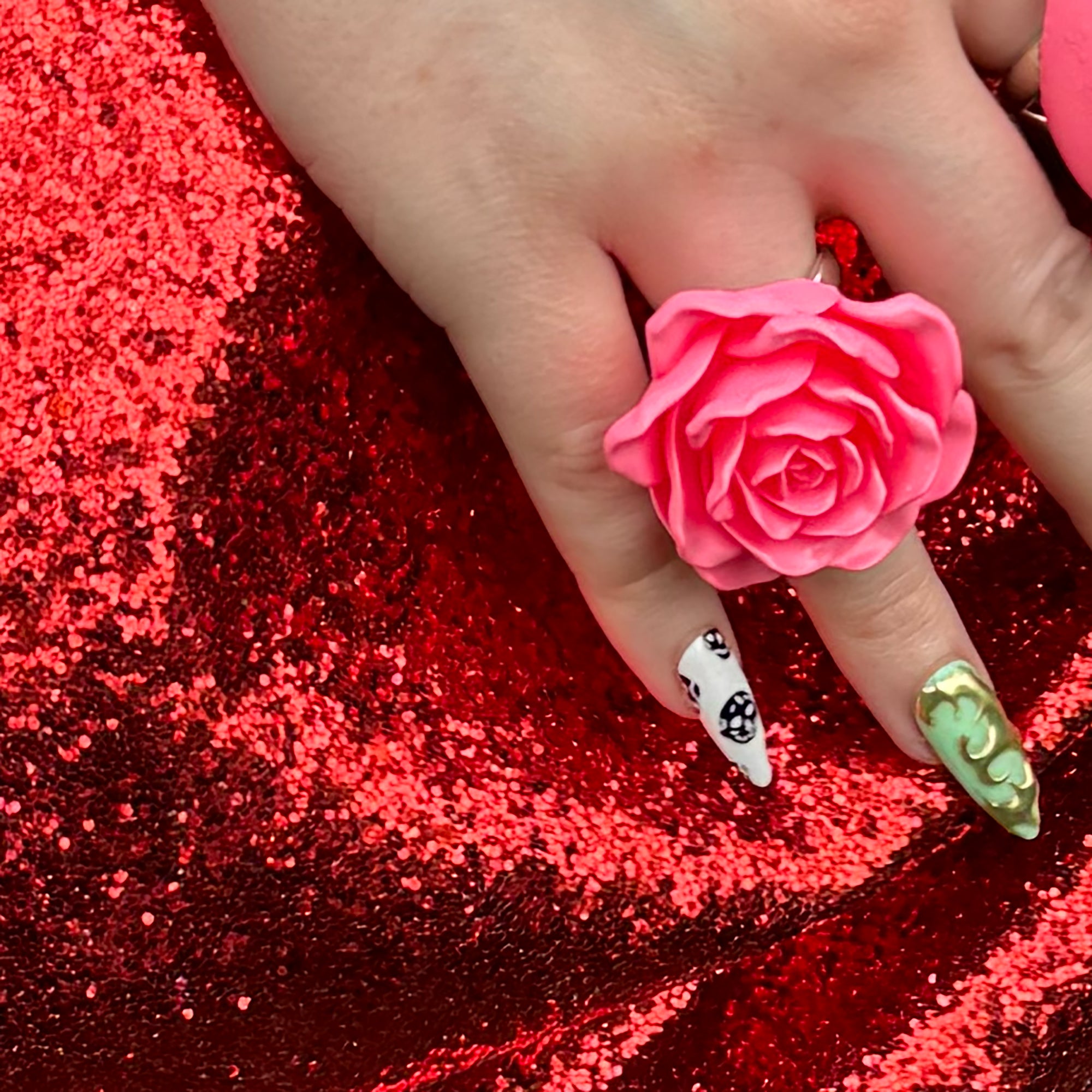 Bubble Gum Baby Bloom Ring | Dollchunk by Kristen Bateman