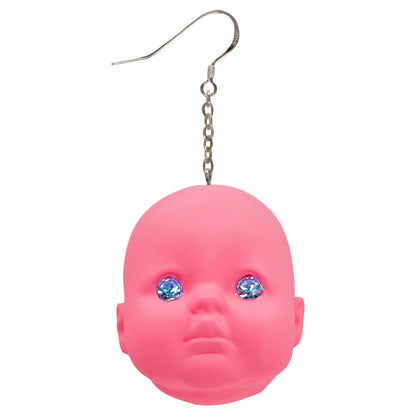 Bubble Gum Baby Doll Earrings