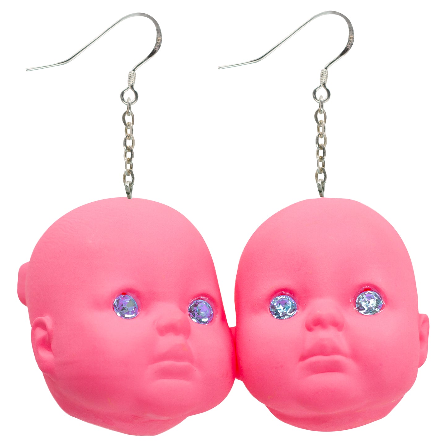 Bubble Gum Baby Doll Earrings
