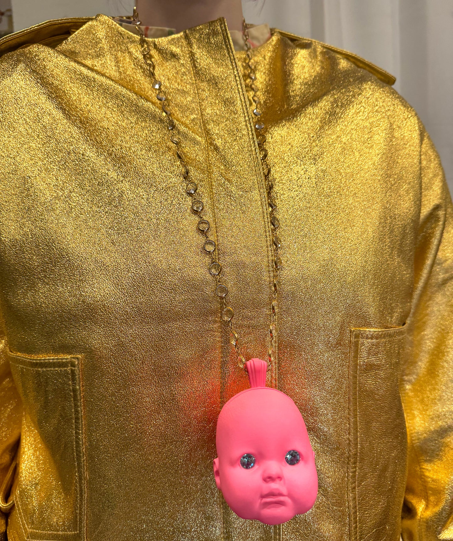 Bubble Gum Baby Doll Locket Necklace