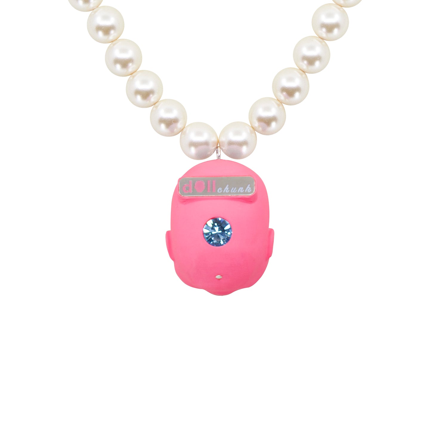 Bubble Gum Baby Doll Pearl Necklace