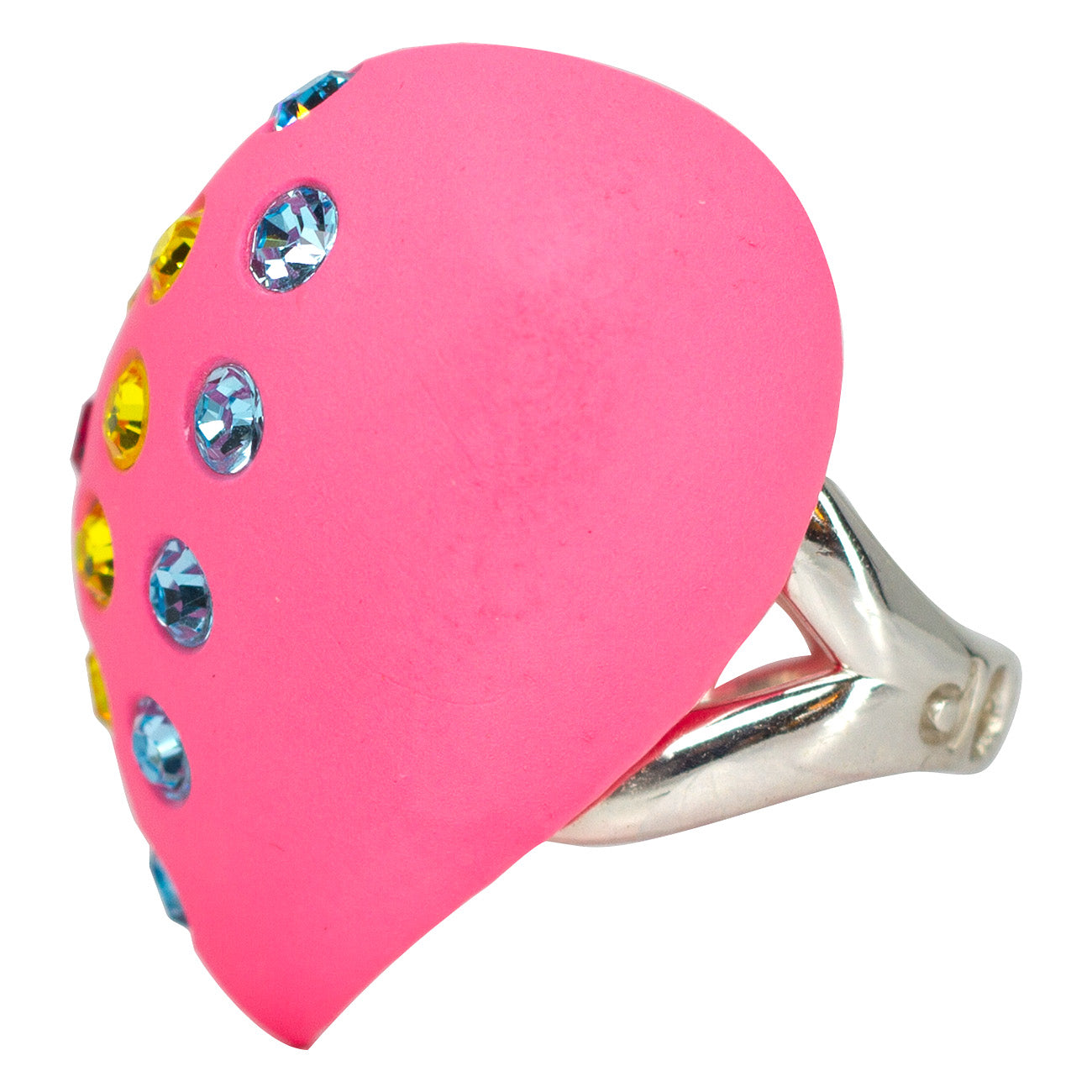 Bubble Gum Heart Puff Ring