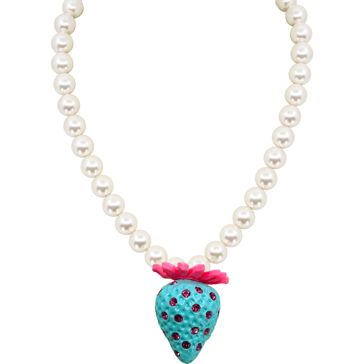 Cloud Strawberry Pearl Necklace