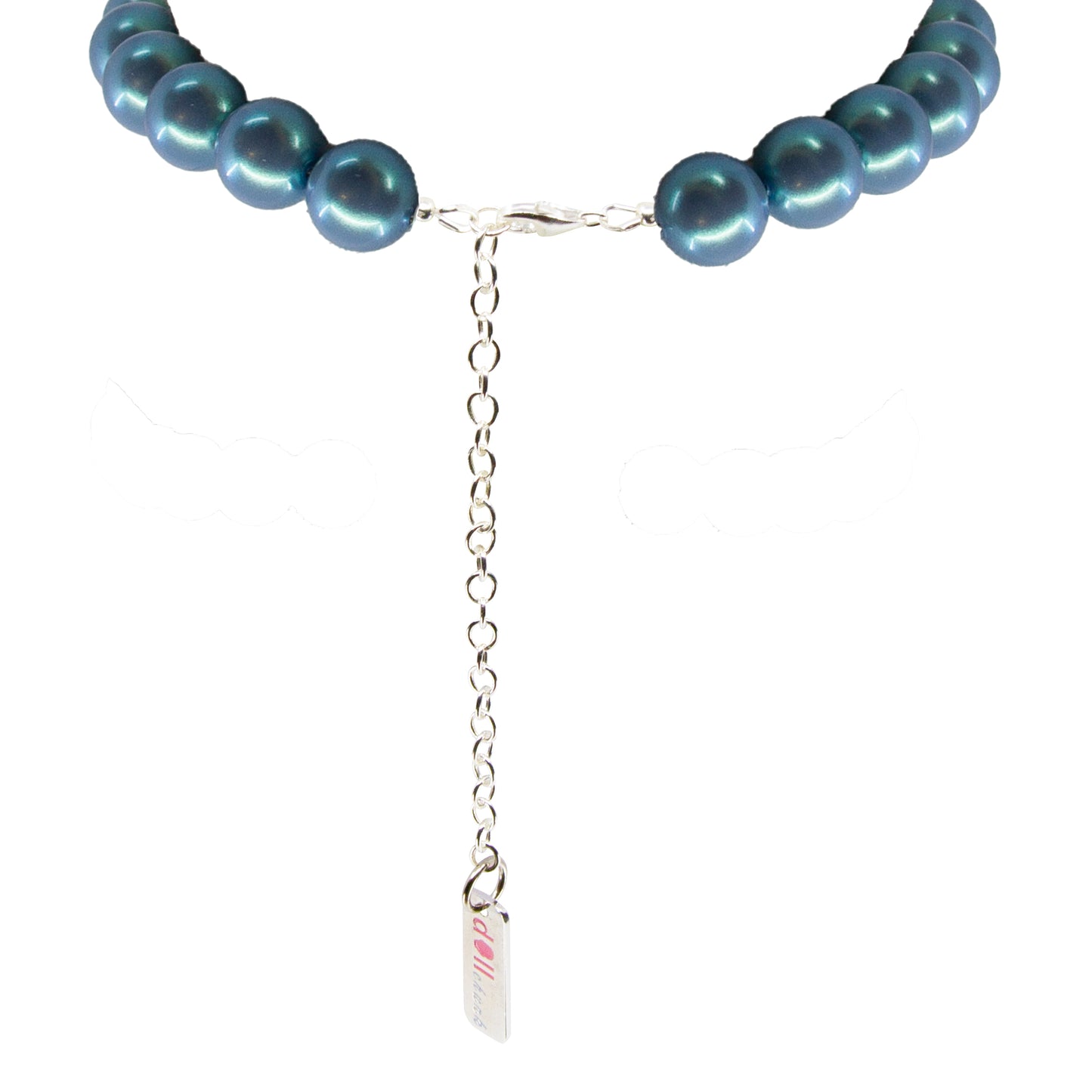 Divine Pink Cherub Drip Pearl Necklace