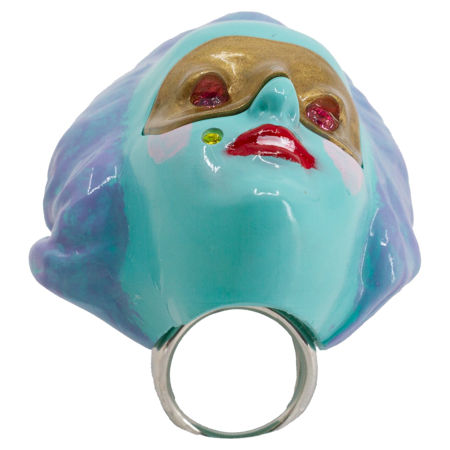 Masked Lady Madame Bleue Ring