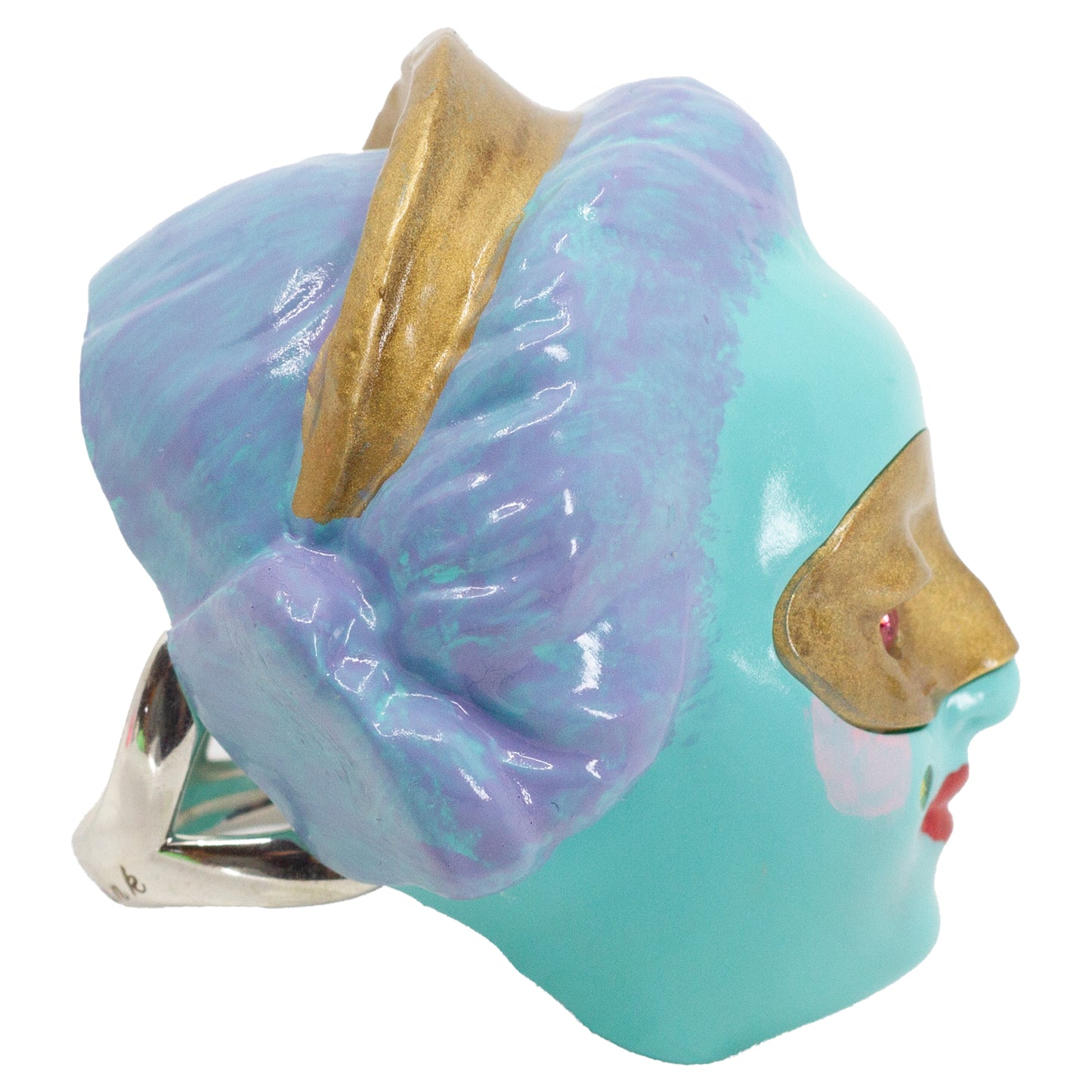 Masked Lady Madame Bleue Ring
