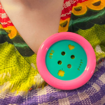 The Everything Button All-in-One Necklace, Hair Clip, Brooch & Charm