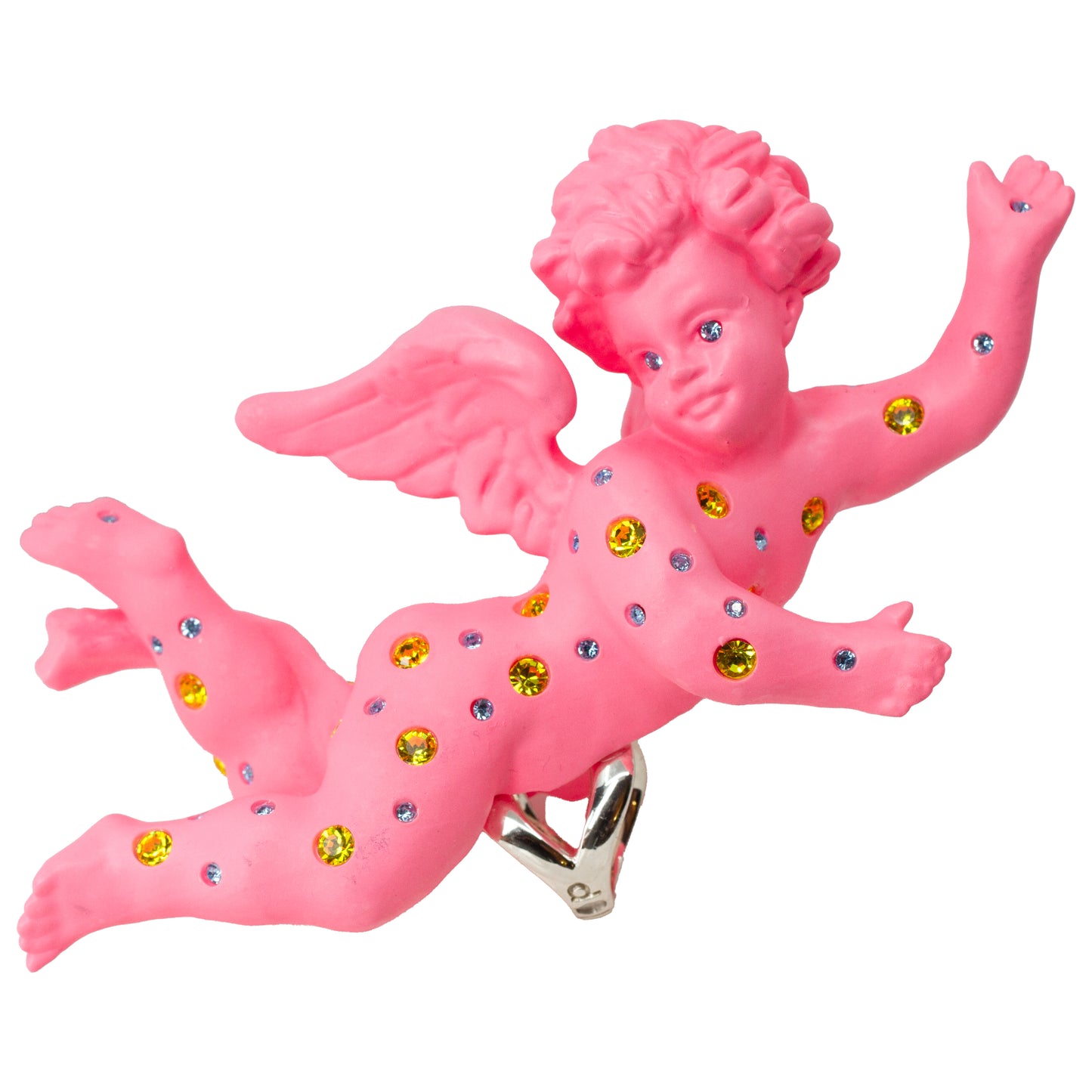 Divine Pink Cherub Drip Ring