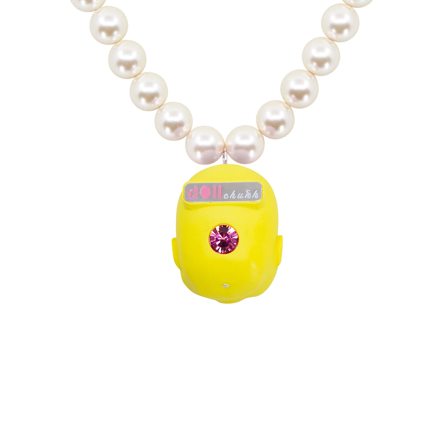 Strawberry Lemon Tart Baby Doll Pearl Necklace