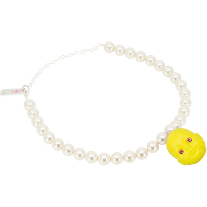 Strawberry Lemon Tart Baby Doll Pearl Necklace