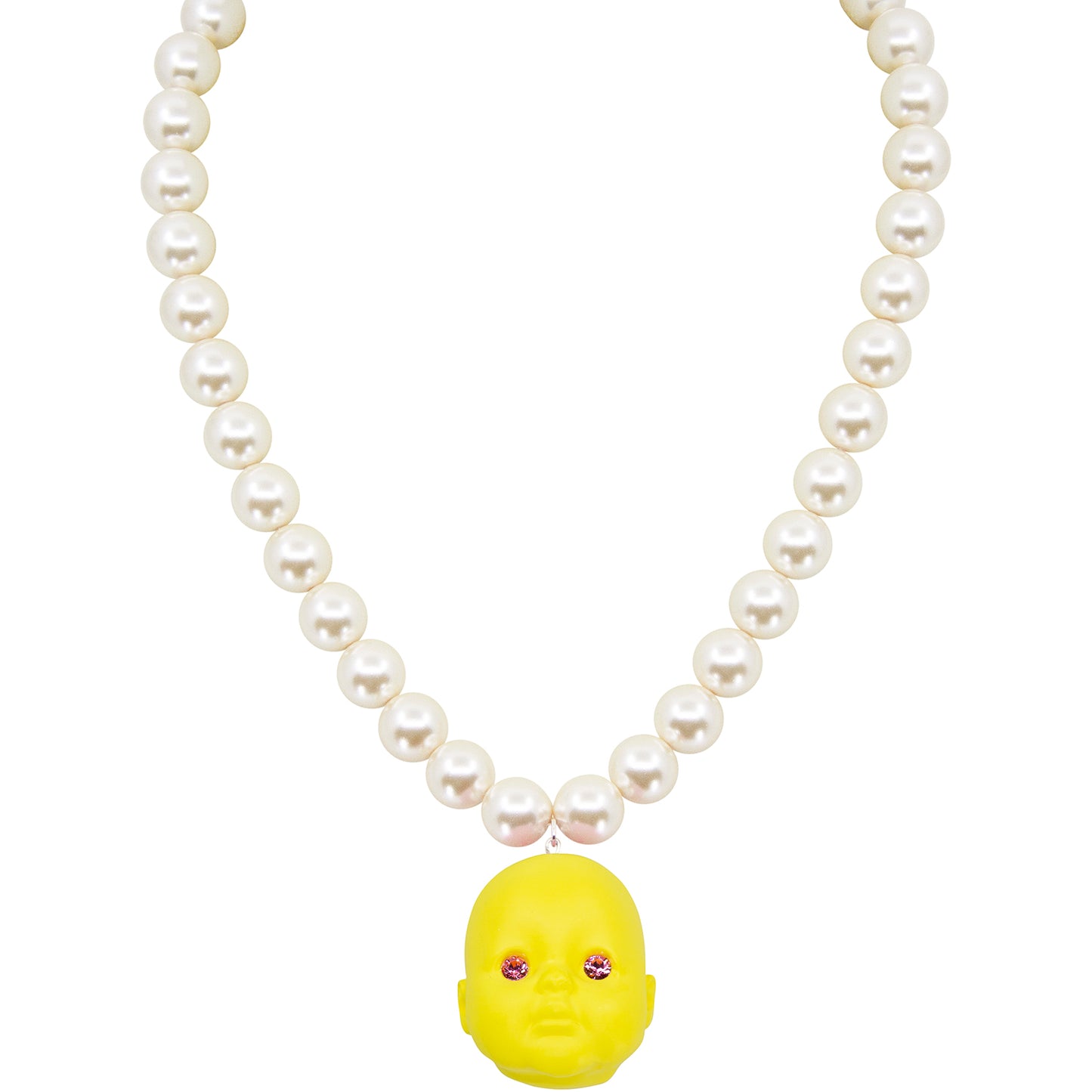 Strawberry Lemon Tart Baby Doll Pearl Necklace