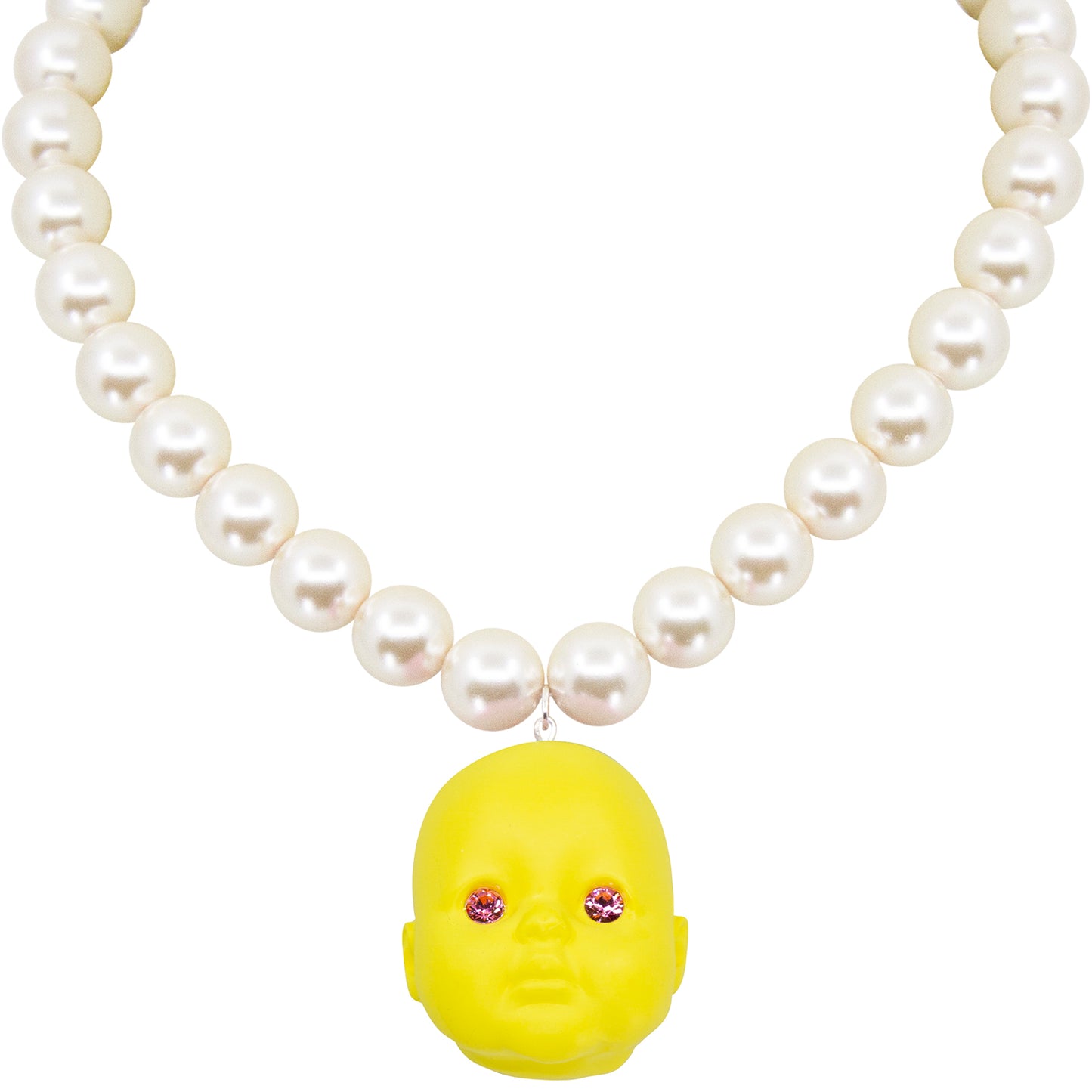 Strawberry Lemon Tart Baby Doll Pearl Necklace