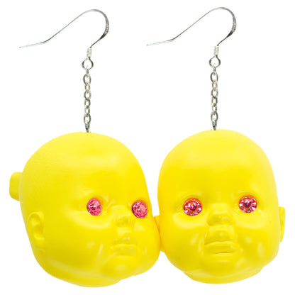 Strawberry Lemon Tart Baby Doll Earrings