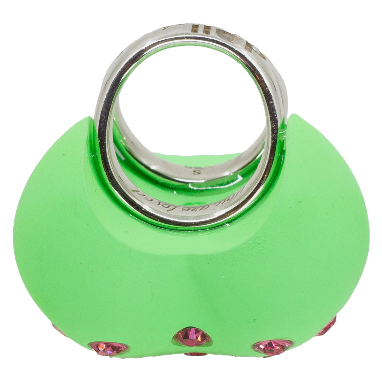 Watermelon Heart Puff Ring