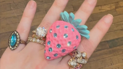 Bubble Gum Strawberry Ring