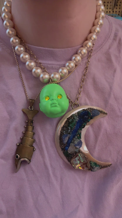 Iris Apfel's Antique Articulated Fish Charm