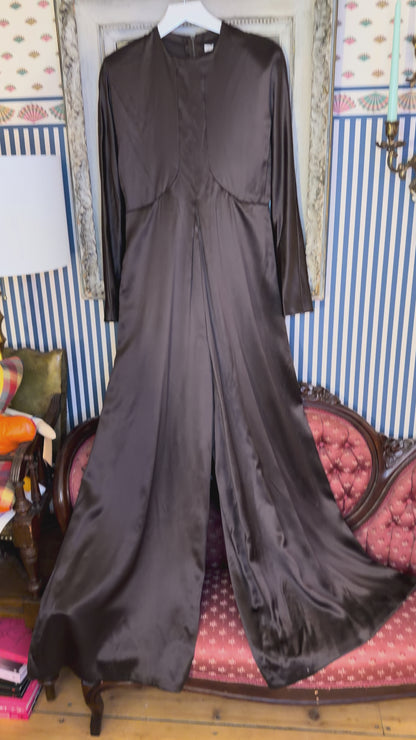 Iris Apfel's Vintage Nina Ricci Haute Couture Silk Jumpsuit - Met Museum Exhibition Piece
