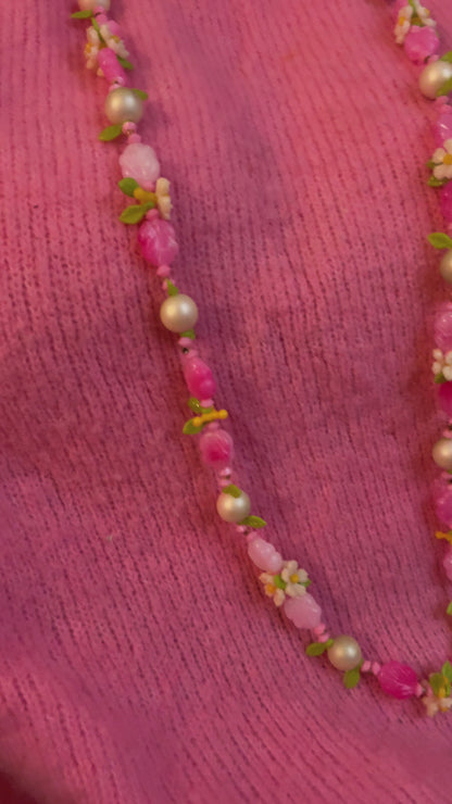 Vintage Flower Fairy Necklace