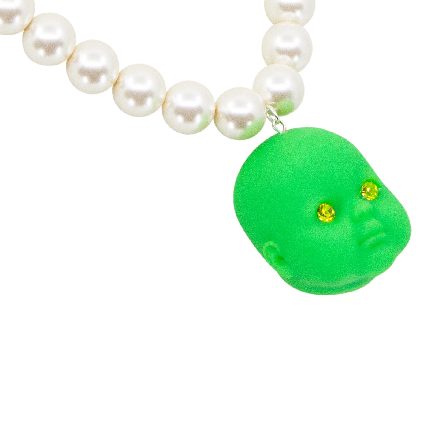 Key Lime Pie Baby Doll Pearl Necklace