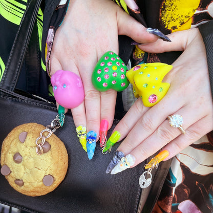 Watermelon Heart Puff Ring