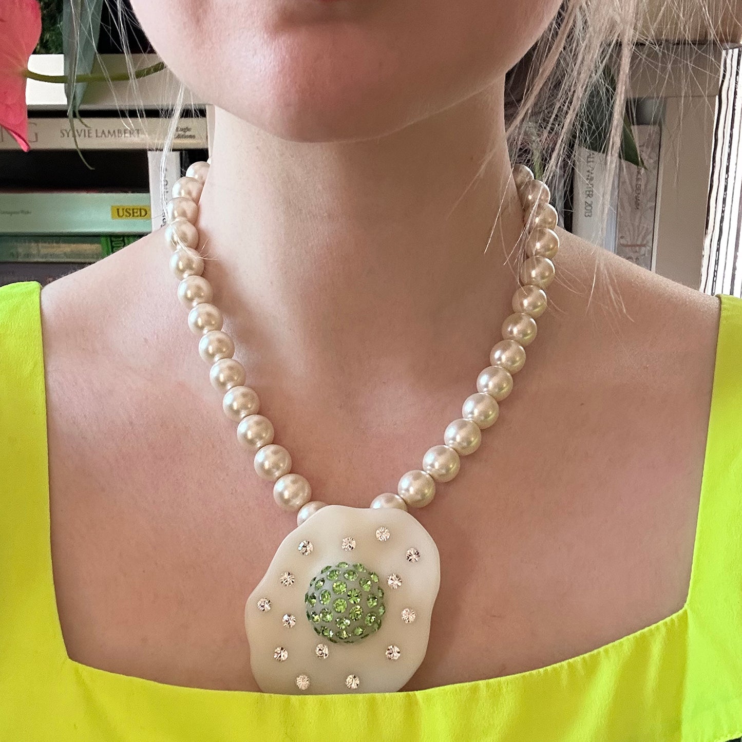 Eggstraterrestrial Delight Pearl Necklace