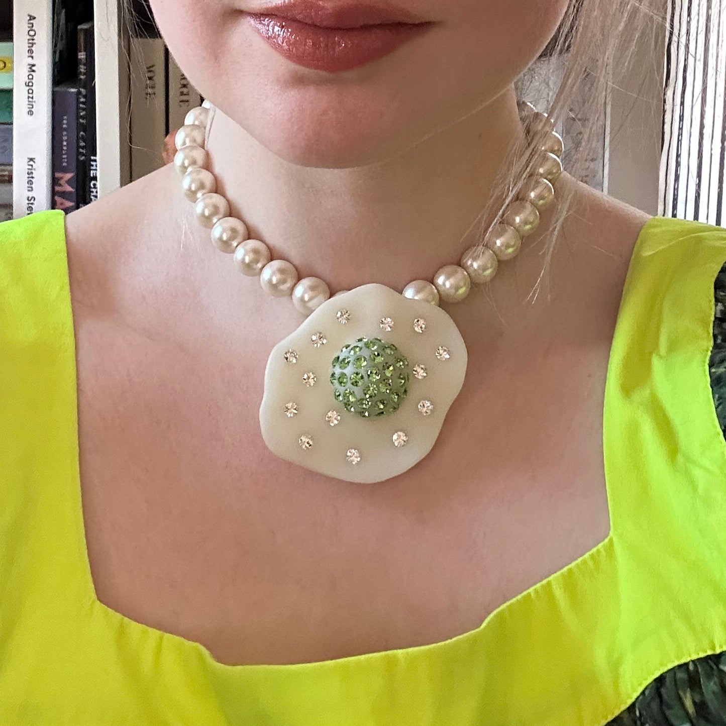 Eggstraterrestrial Delight Pearl Necklace